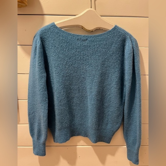 SARA CORSI Blue 15% mohair sweater size S - Picture 7 of 7